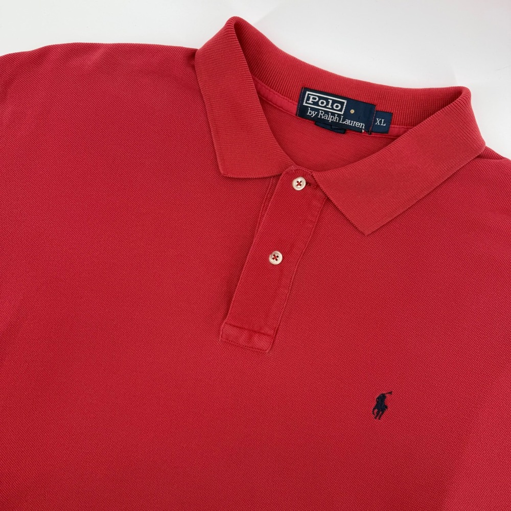 Polo Ralph Lauren Men Light Red Short Sleeve Classic Fit Polo Shirt Size XL